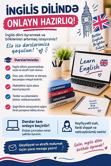 cin dili: Xarici dil kursu, İngilis dili, Uşaqlar üçün — 1