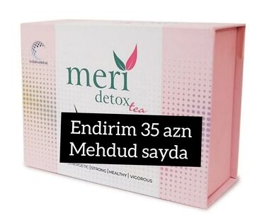 meri detox çayı terkibi: Meri detox Original 60 ədəd Hamile xanimlara,Ürek, qaraciyər, Boyrek