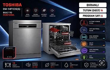 Toshiba DW-14F1CIS(S) qabyuyan maşın - Tutum: 14 dəst - Proqram sayı at lalafo.az Toshiba DW-14F1CIS(S) qabyuyan maşın - Tutum: 14 dəst - Proqram sayı