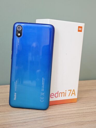 telefonlar samsung: Xiaomi Redmi 7A, 32 GB, rəng - Göy, 
 Sensor, Sənədlərlə