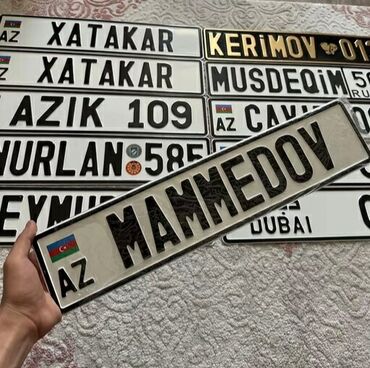 07 aksesuar: Lipa nomrelerin sifarisi ucun whatssappda yazin Bolgelere rayonlara