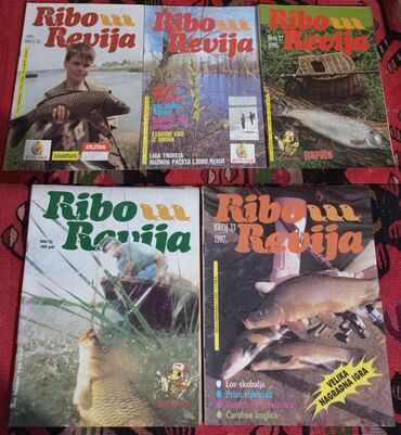 Knjige i stripovi: Ribolovački i lovački časopisi – 39 brojeva (8 grupa): Bistro, Ribo — 3