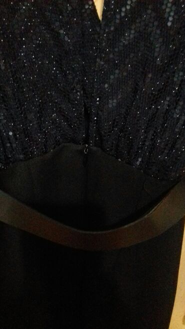 Haljine: S (EU 36), bоја - Crna, Koktel, klub, Dugih rukava — 10