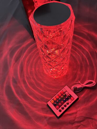 Рабочие настольные лампы: Светильник Светодиодная кристаллическая настольная лампа роза — 7