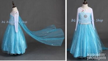 Kostimi za maskenbal: **model A1** Kostim Elza sa dugim plastom, Elzin kostim, haljina sa — 9