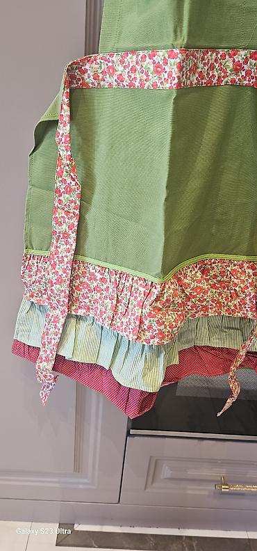 bosqab: Mətbəx dəsti – apron, soba əlcəyi və isti boşqab altlığı - Rəng və — 2