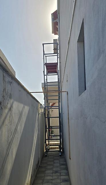 iş alətləri: Metal mobil qüllə (skafold) – yığıla-bölünə bilən iş platforması - — 4