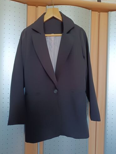 шерстяной пиджак женский: Пиджак, Классическая модель, L (EU 40)