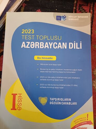 Kitablar, jurnallar, CD, DVD: Azərbaycan dili test toplusu
içi təmiz 4azn