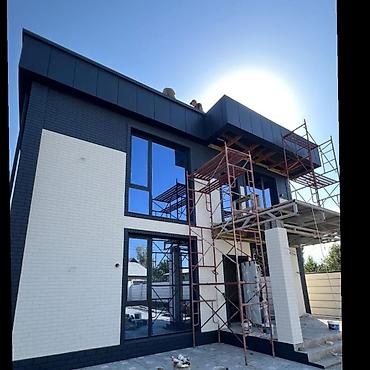 Фасадные работы: Отделка фасадов и интерьеров декоративными панелями под кирпич - — 2