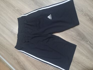 pantalone od tvida: Shorts, XL (EU 54), Adidas, color - Black, Cotton