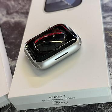 apple watch series 11: Apple Watch 9 45 mm silver Фото реальные свои На первом фото видно — 6