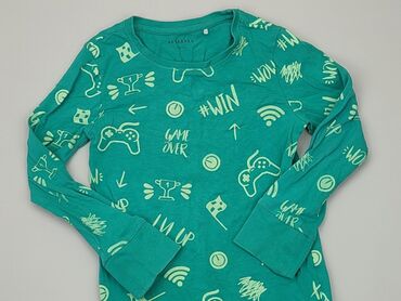 sukienka butelkowa zieleń asymetryczna: Bluzka, Reserved, 5-6 lat, 110-116 cm, stan - Dobry