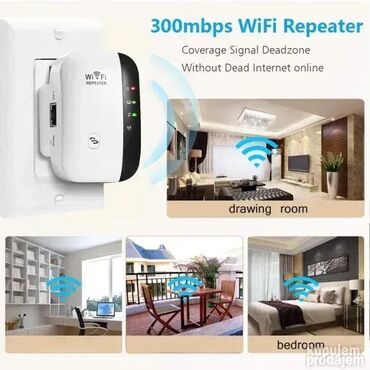 Modemi, ruteri i mrežni uređaji: *** AKCIJA *** #1205 Wireless-N WiFi Repeater; ViFi Repeater je — 7