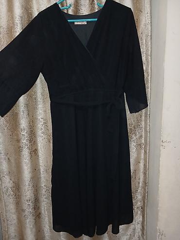 Şəxsi əşyalar: Qara rəngli qadın paltarı - Model: sarafan tipli, “wrap”/kəsişən — 4
