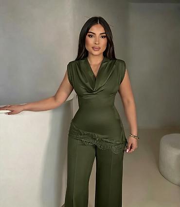 Kompleti: 🔥Elegantni dvodelni komplet – i pantalone sa širokim nogavicama ✅3000 — 11