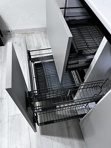 Кухонные гарнитуры: Кухонный гарнитур, цвет - Белый, ДСП — 13