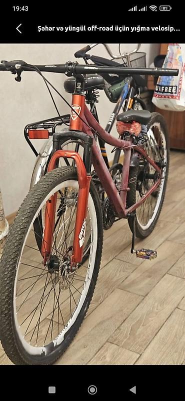 bravoda velosiped: Şəhər və yüngül off-road üçün yığma velosiped - Çərçivə: alüminium — 1