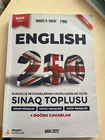 банк тестов по английскому: Buraxılış imtahanlarına hazırlaşanlar üçün nəzərdə tutulmuş "English