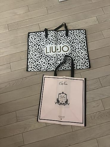 liu jo: Brend alış-veriş çantaları dəsti - Model və dizayn: - LIU JO loqolu — 1