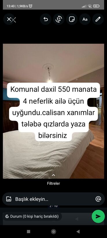 Uzunmüddətli kirayə evlər: 100 kv. m, 3 otaqlı, Su, Kanalizasiya, Kombi — 1