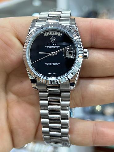 gun eynəyi: Yeni, Qol saatı, Rolex, rəng - Qara — 1
