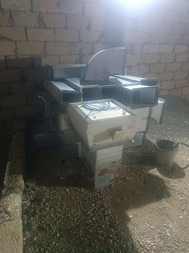ventilatör: Havalandırma sistemi – galvaniz hava kanalları və radial havalandırma — 3