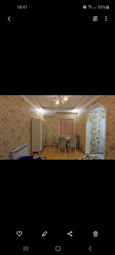 Uzunmüddətli kirayə mənzillər: Yasamal Asan Xidmetin Arxasinda 2/1 mertebesinde 1 otagli tam temirli — 1