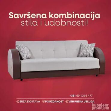 lesnina kauč na razvlačenje: Kauč 9 🛋️ Na prodaju – kauč na razvlačenje! 📏 Dimenzije: 220 x 90 x