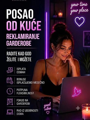 Krojačice: Posao od kuće – reklamiranje garderobe Opis: - Online angažman — 1