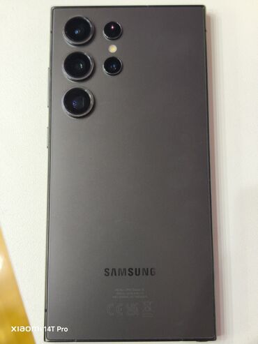 Samsung Galaxy S24 Ultra, 256 GB, rəng - Boz, Barmaq izi, Simsiz şarj, İki sim kartlı