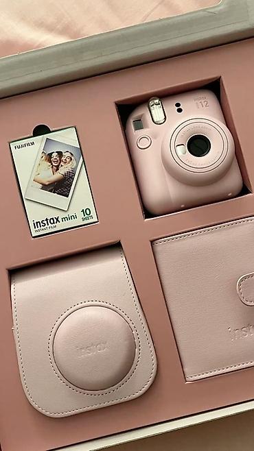 bateriya: Fujifilm Instax Mini 12 dəst – pastel çəhrayı rəng Dəstinin tərkibi — 1
