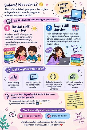 derzilik kursu: Repetitor, Riyaziyyat, Azərbaycan dili — 1