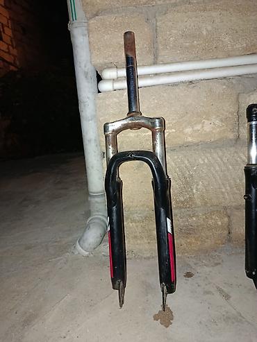 velosiped rolu: Velosiped üçün ön amortizator (fork) - Tərkib: polad/metal kronşteyn — 1