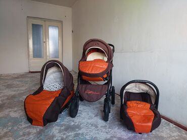 Коляски: Коляска, цвет - Желтый, Б/у — 9