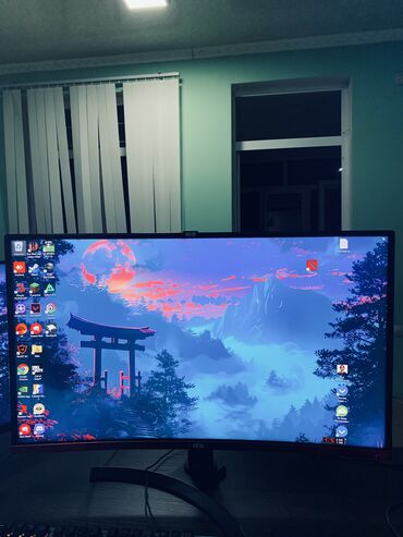 манитор игравой: Монитор, Колдонулган, QLED, 31" - 32"