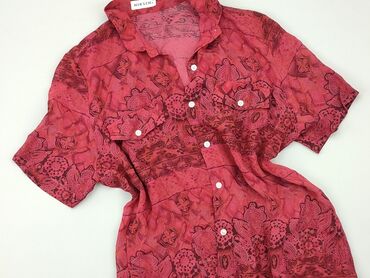 czerwona bluzki plus size: Shirt, XL (EU 42), condition - Good