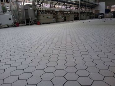 Резиновая плитка: Промышленная кислотоупорная плитка шестигранник Керамические — 16