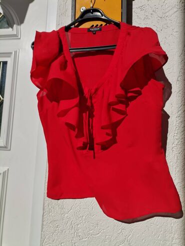 elegantne bluze od satena: Morgan, XL (EU 42), color - Red