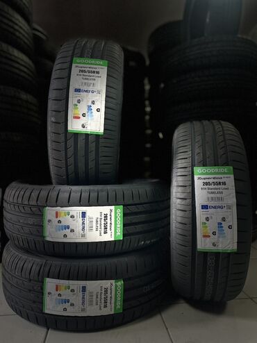 Шины: Шины 205 / 55 / R 16, Лето, Новый, Комплект, Легковые, Китай, Goodride