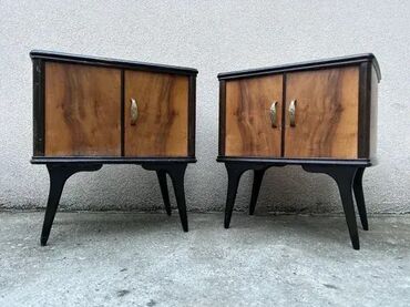 Stilske komode: Retro Art Deco noćni ormarići / stočići - MOGUĆ PREVOZ U dobrom — 11