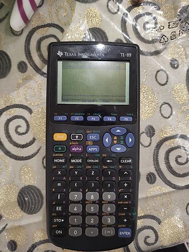 Техника и электроника: Qrafik kalkulyator texas Ti-89 . Ölü pikseli yoxdur, batareya ilə — 2