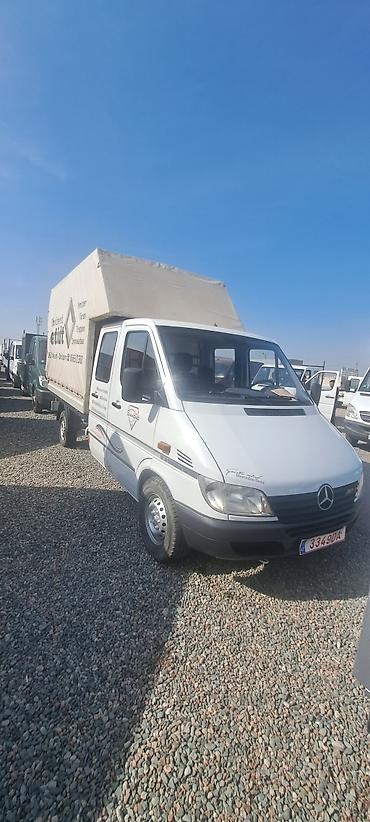 daf 2008: Mercedes-Benz Sprinter 313 CDI тентованный грузовик (двойная кабина) — 1