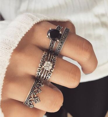 Брелоки: 💍 Элегантный набор колец в винтажном стиле 💍 Создайте изысканный