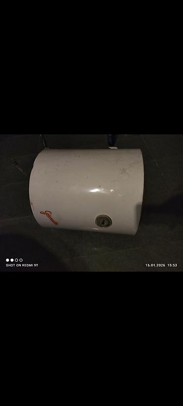 Giacomini markalı elektrikli su qızdırıcısı (boiler), üfüqi quraşdırma