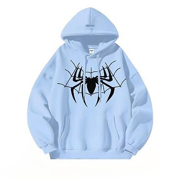 tuklu geyim: 🕷️ Spider-Man printli huddi Spider-Man dizaynlı, gündəlik istifadə — 2