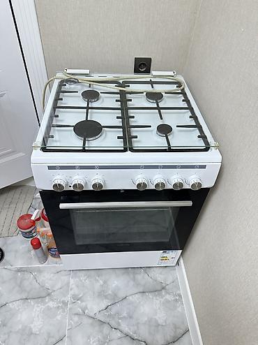 16 max: Газовая печь, Б/у, Напольная, цвет - Белый, Полная оплата — 3