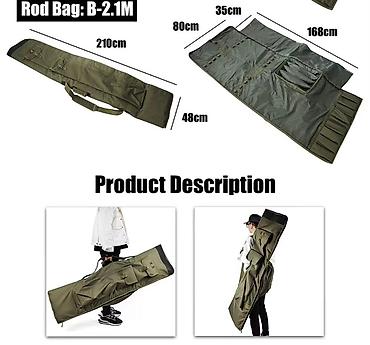 купить ястреба для охоты: Чехол для удилищ WPE Rod Bag B-2.1M - Назначение: переноска и — 1