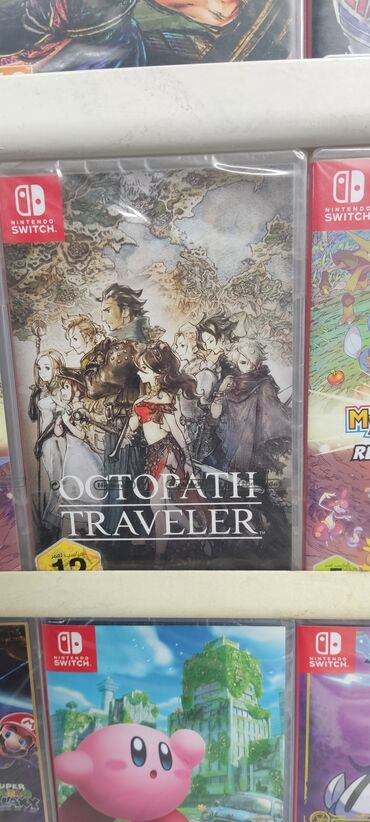 нинтендо: Nintendo switch üçün octopath traveler oyun diski. Tam original