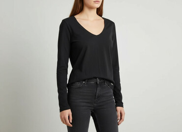 czarne bluzki mohito: Mohito, Women's blouse, size L